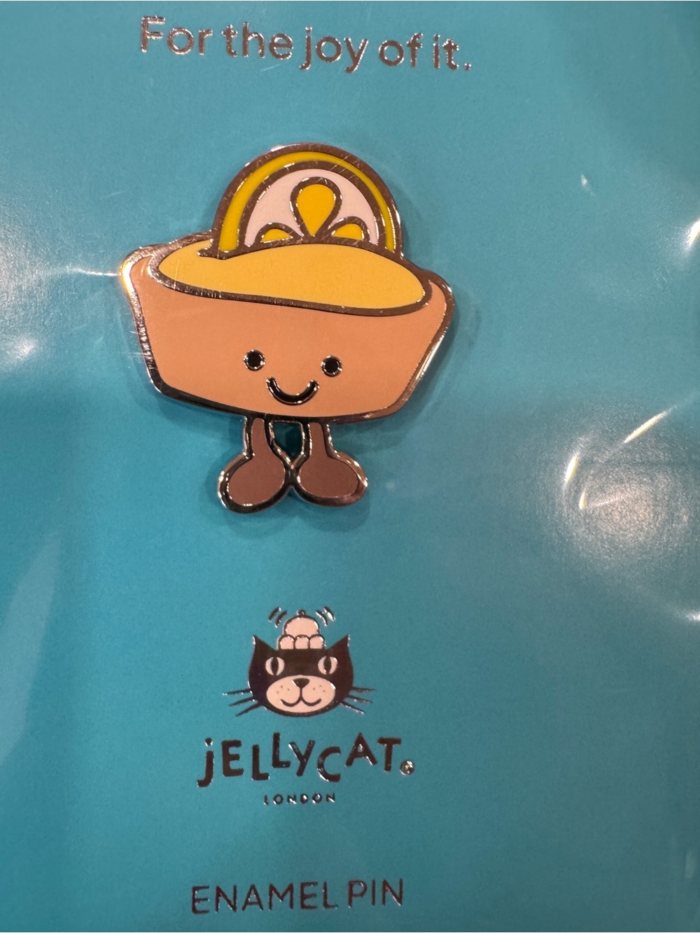 JellyCat Official PATISSERIE Paris Collette Tarte Au Citron Enamel Pin